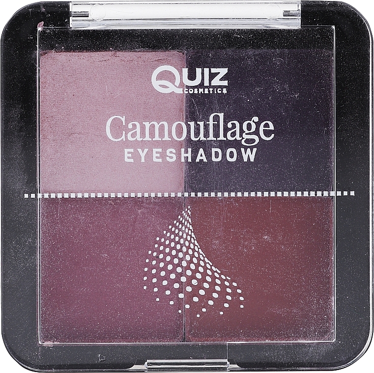 PRZECENA! Poczwórny cień do powiek - Quiz Cosmetics Camouflage Eyeshadow 4 * — Zdjęcie N3