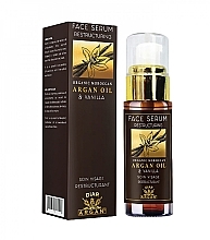 Rewitalizujące serum do twarzy z olejem arganowym i wanilią - Diar Argan Restructuring Face Serum With Argan Oil & Vanilla — Zdjęcie N1