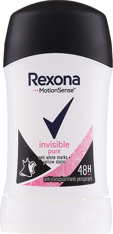 Antyperspirant w sztyfcie - Rexona Woman MotionSense Invisible Pure — Zdjęcie N1