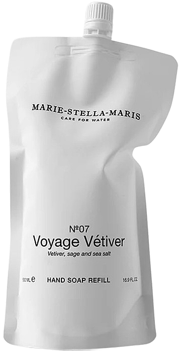 Mydło do rąk (uzupełnienie) - Marie-Stella-Maris No. 07 Voyage Vetiver Hand Soap Refill — Zdjęcie N1