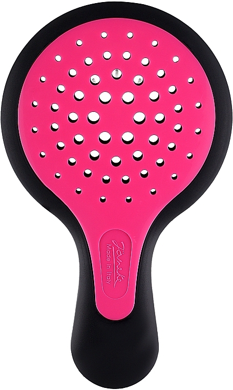 Szczotka do włosów 71SP220BIA RSA, czarny z różowym - Janeke Mini Superbrush  — Zdjęcie N1