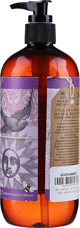 PRZECENA! Żel do mycia rąk i ciała Angielska lawenda - The English Soap Company Anniversary English Lavender Hand & Body Wash * — Zdjęcie N2
