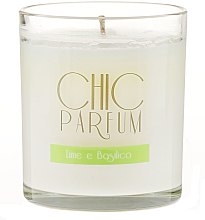 Kup PRZECENA! Świeca zapachowa - Chic Parfum Lime E Basilico Candle *