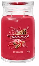 Świeca zapachowa - Yankee Candle Sparkling Cinnamon Scented Candle — Zdjęcie N1