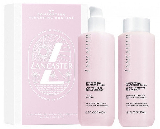 PRZECENA! Zestaw - Lancaster Comforting Facial Cleansing Duo (milk/400ml + toner/400ml) * — Zdjęcie N2