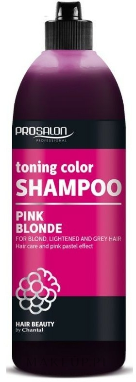 Szampon tonujący Różowy - Prosalon Toning Color Shampoo — Zdjęcie Pink Blonde