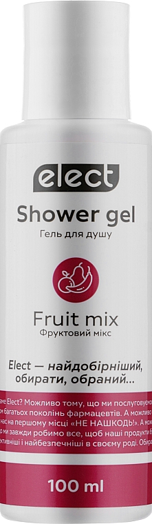 Żel pod prysznic Mieszanka owocowa - Elect Shower Gel Fruit Mix (miniprodukt) — Zdjęcie N2