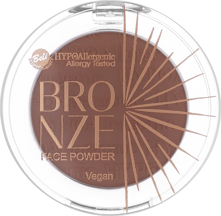 Hipoalergiczny puder brązujący do twarzy - Bell Bronze Face Powder Vegan — Zdjęcie N2