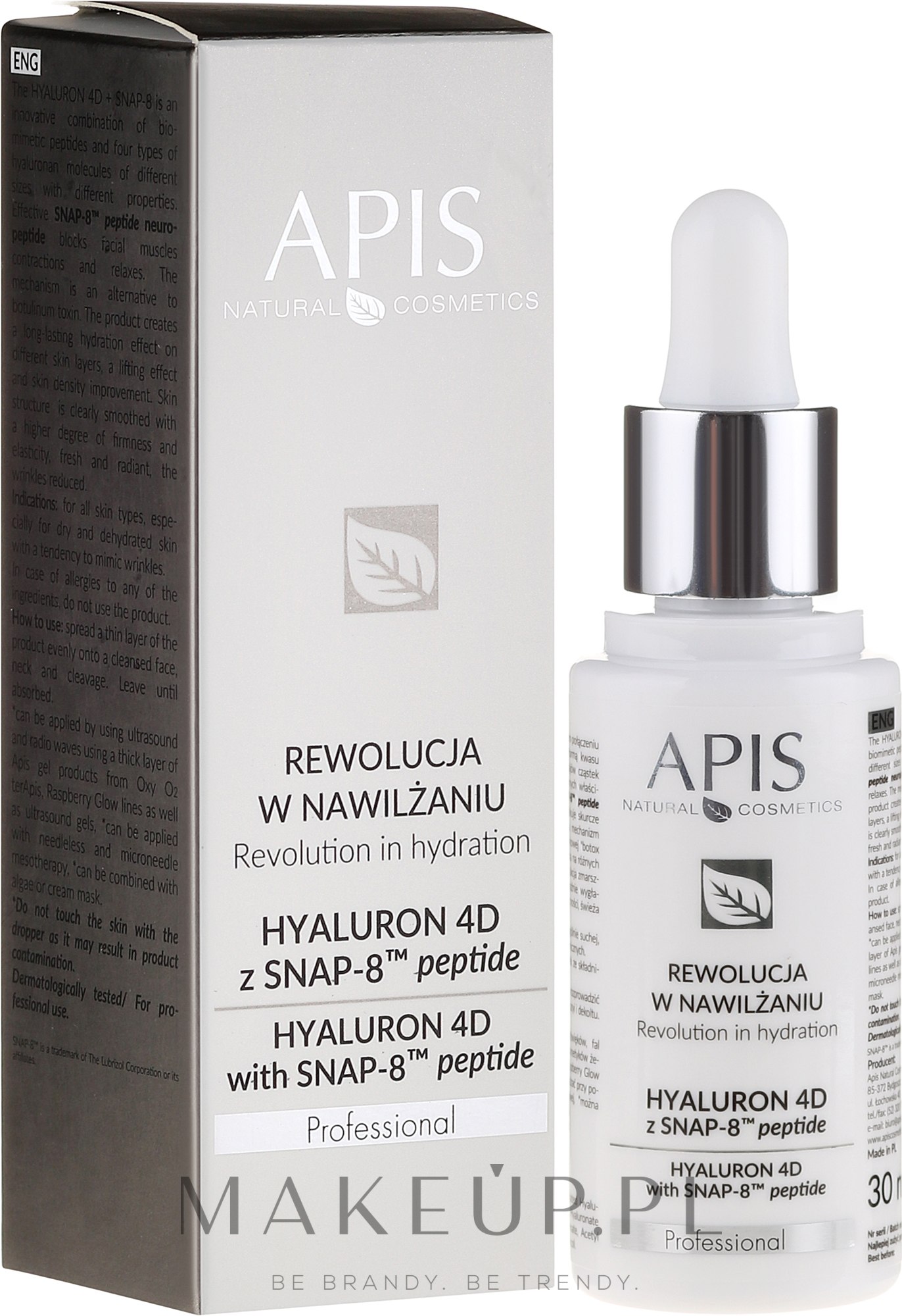 Nawilżające serum do twarzy - APIS Professional Hyaluron 4D + Snap-8 Peptide — Zdjęcie 30 ml