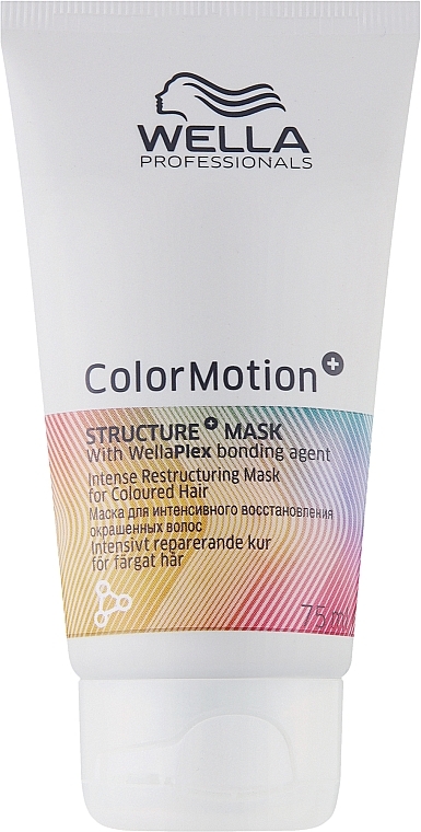 Maska do intensywnej regeneracji włosów farbowanych - Wella Professionals Color Motion+ Structure Mask — Zdjęcie N2