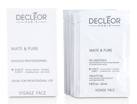 Profesjonalna maseczka matująca do twarzy - Decleor Mate and Pure Mask Vegetal Powder — Zdjęcie N1