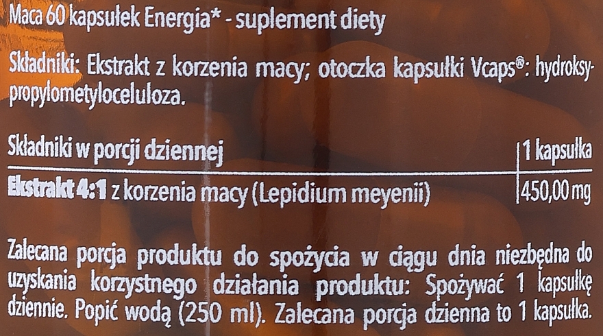 Suplement diety Maca - Purella Superfood Maca Energia  — Zdjęcie N2