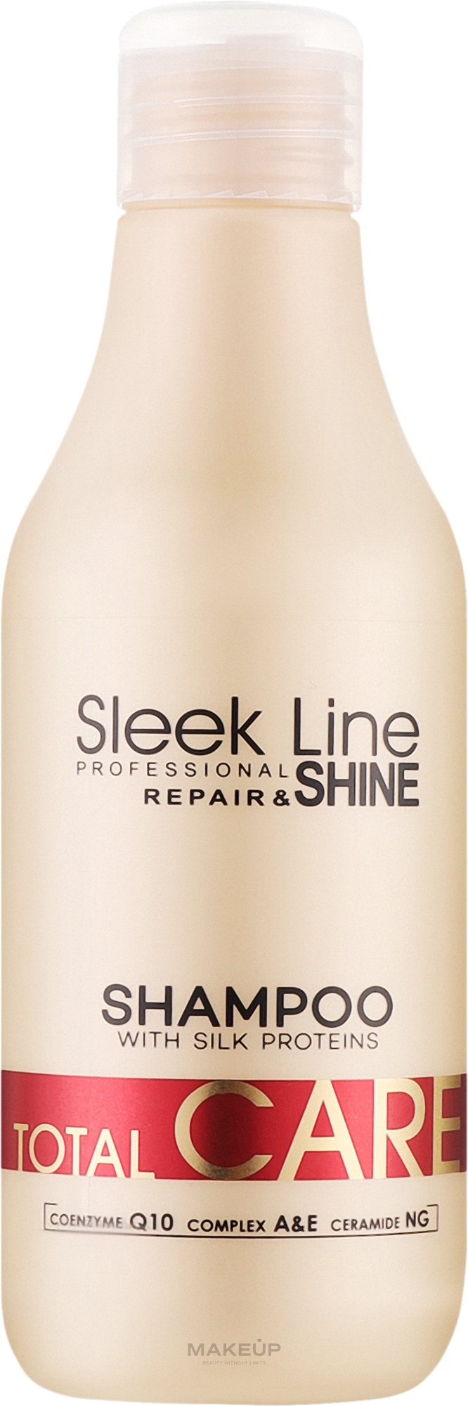 Szampon z proteinami jedwabiu - Stapiz Sleek Line Total Care Shampoo — Zdjęcie 300 ml