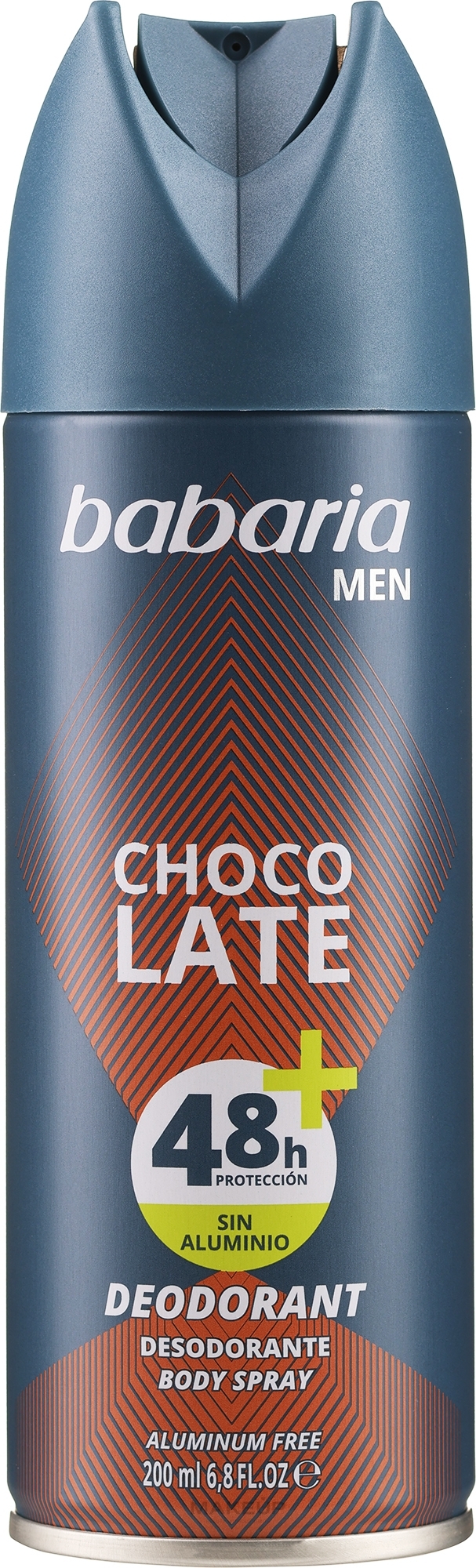 Dezodorant czekoladowy dla mężczyzn - Babaria Men Deodorant Men Chocolate Spray — Zdjęcie 200 ml
