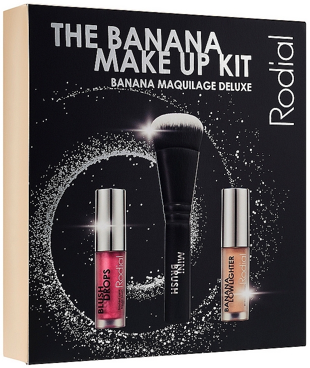 Zestaw - Rodial The Banana Make Up Kit (blush/2g + lowlighter/1,6ml + brush/1pc) — Zdjęcie N2