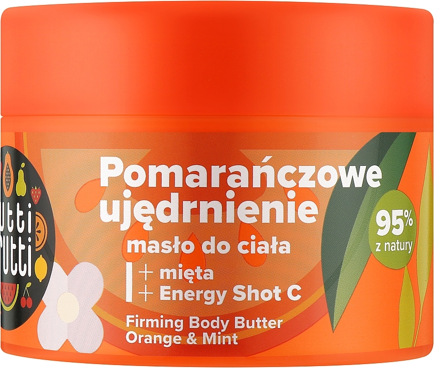 Ujędrniające masło do ciała Pomarańcza i mięta - Farmona Tutti Frutti Firming Body Butter Orange And Mint — Zdjęcie N1