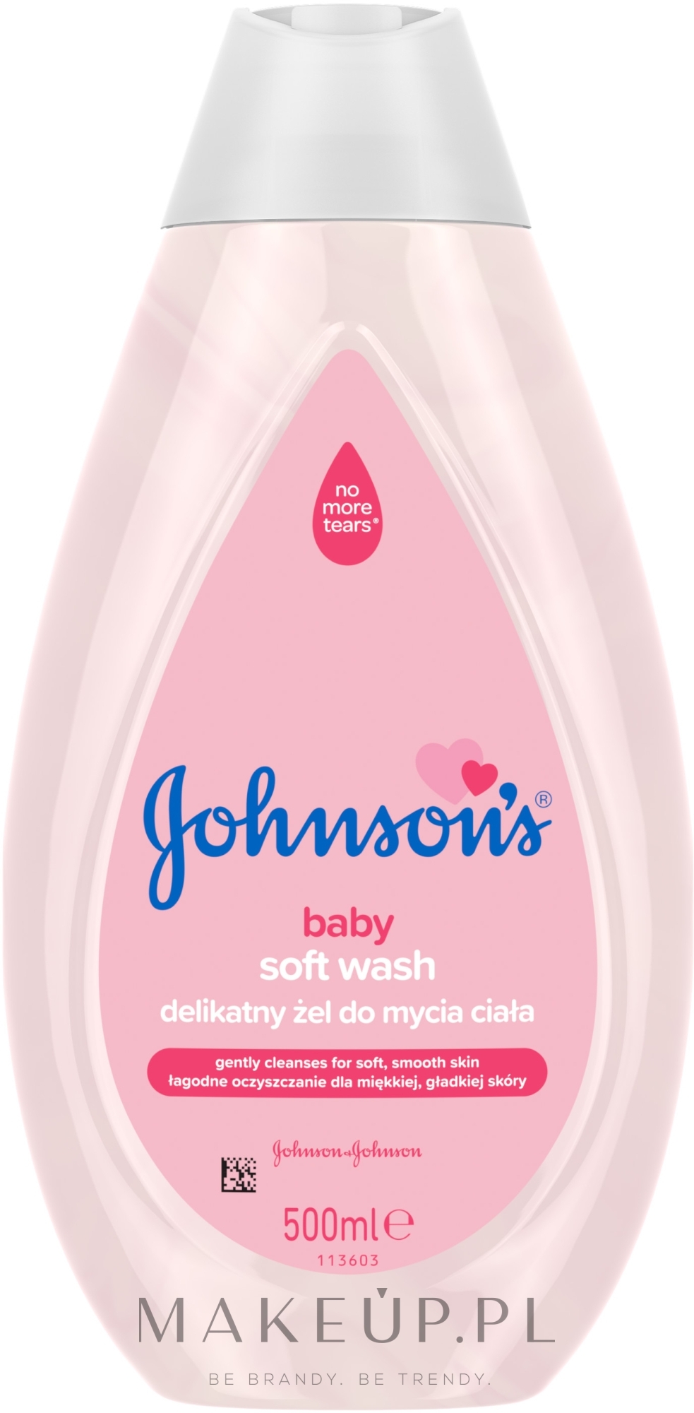 Delikatny żel do mycia ciała dla dzieci - Johnson’s® Baby Soft Wash Gel — Zdjęcie 500 ml