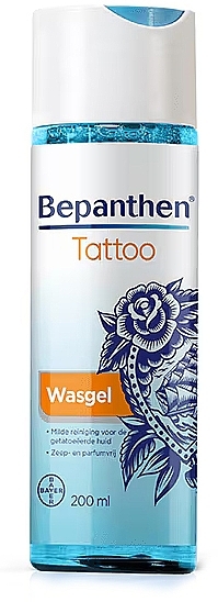 Żel do mycia skóry z tatuażem - Bepanthen Tattoo Wash Gel — Zdjęcie N1