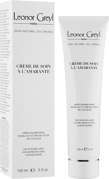 PRZECENA! Odżywka przedłużająca trwałość koloru - Leonor Greyl Specific Conditioning Masks Creme De Soin A L'amarante * — Zdjęcie N2