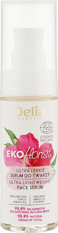Ultra lekkie serum do twarzy - Delia Cosmetics Ekoflorist — Zdjęcie N1