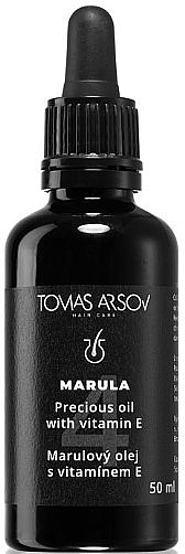 Odżywczy olejek do włosów witaminą E - Tomas Arsov Marula Precious Oil With Vitamin E — Zdjęcie N1