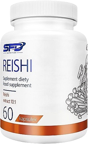 Suplement diety w kapsułkach Reishi, 60 szt. - SFD Nutrition Reishi Suplement Diety  — Zdjęcie N1