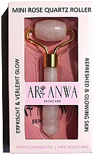 Kup Masażer do twarzy z różowego kwarcu - ARI ANWA Skincare Mini Rose Quartz Roller