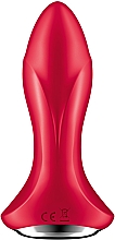 Wibrujący korek analny, czerwony - Satisfyer Rotator Plug 1+ Anal Vibrator — Zdjęcie N4