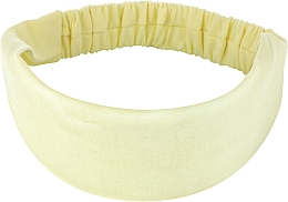 Kup Opaska do włosów Knit Classic, jasnożółta - MAKEUP Hair Accessories