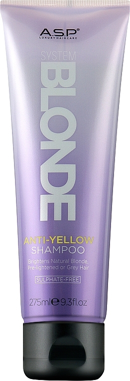 Szampon redukujący żółte odcienie włosów - Affinage Salon Professional System Blonde Anti-Yellow Shampoo — Zdjęcie N1