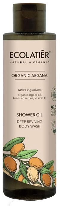 Olejek pod prysznic Głęboka regeneracja - Ecolatier Organic Argana Shower Oil — Zdjęcie N1