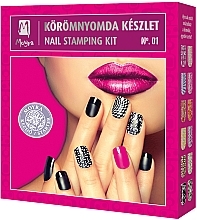 Zestaw do stemplowania paznokci №1 - Moyra Nail Stamping Kit — Zdjęcie N1