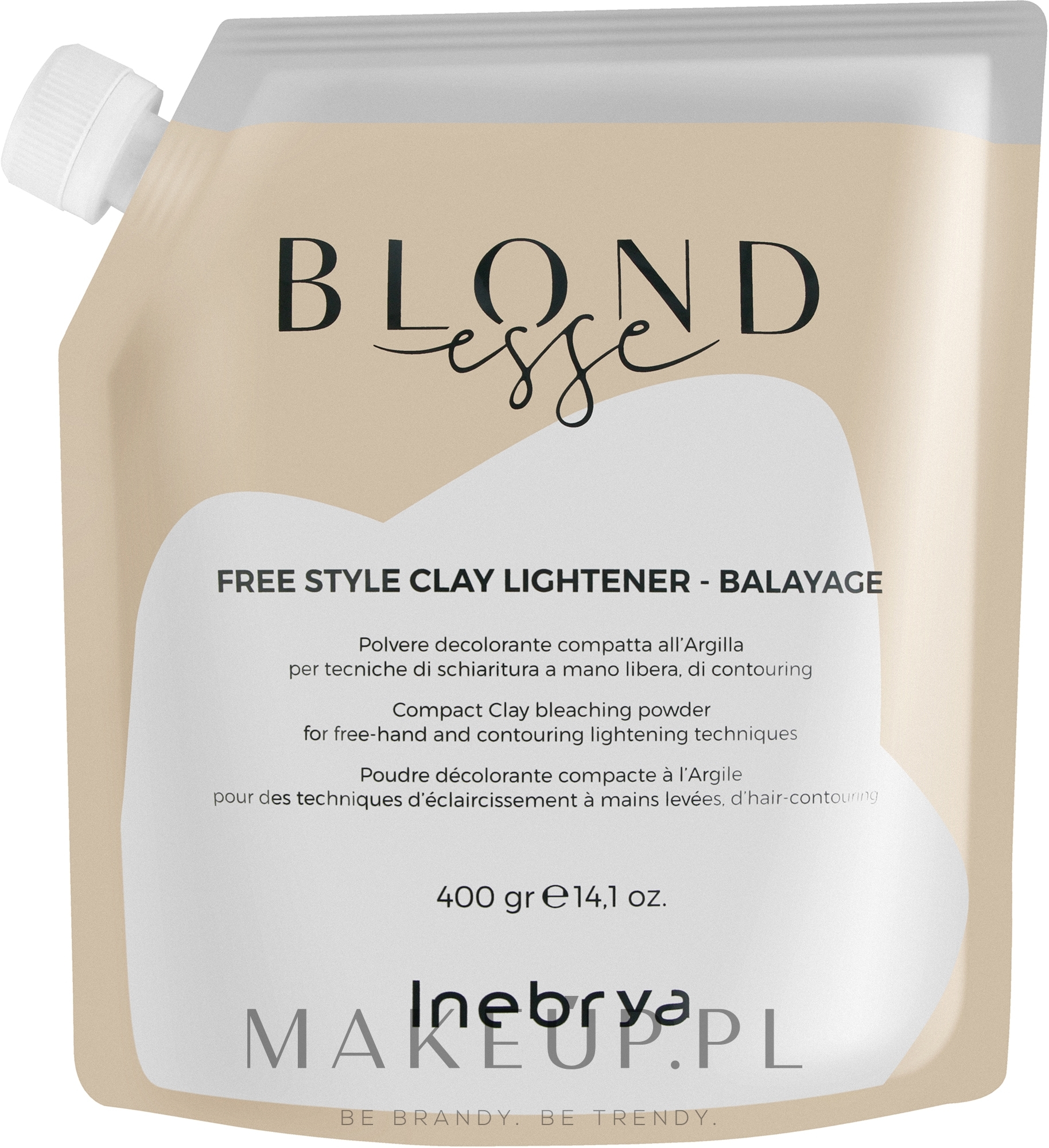 Rozświetlacz do twarzy - Inebrya Blondesse Free Style Clay Light Balayage — Zdjęcie 400 g