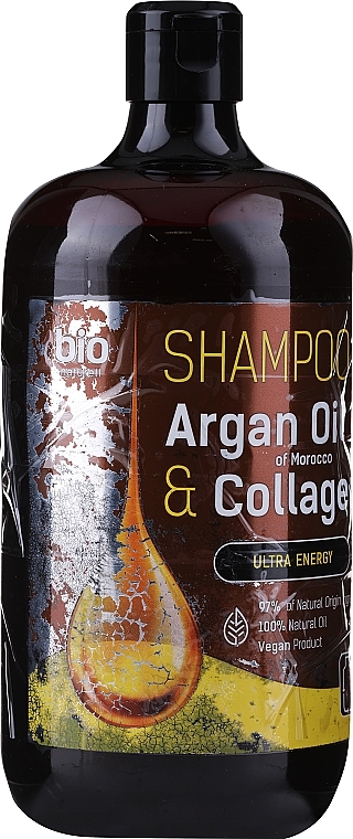 PRZECENA! Szampon do włosów z olejem arganowym i kolagenem - Bio Naturell Argan Oil of Morocco & Collagen Ultra Energy Shampoo * — Zdjęcie N1