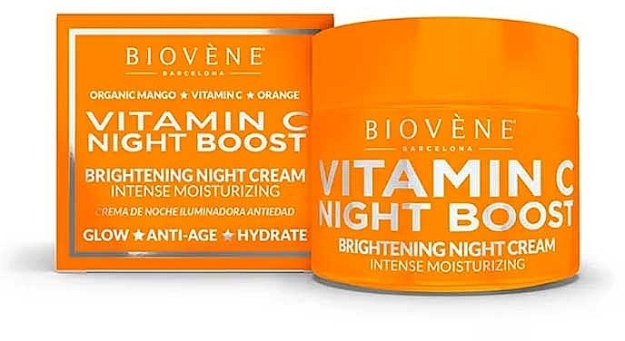 Rozjaśniający krem na noc Witamina C - Biovene Vitamin C Night Boost Brightening Night Cream — Zdjęcie N3