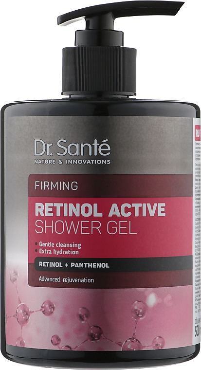 Żel pod prysznic z retinolem - Dr Sante Retinol Active Firming Shower Gel