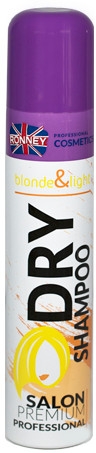 Suchy szampon do jasnych włosów - Ronney Professional Dry Shampoo Blonde & Light — Zdjęcie N1