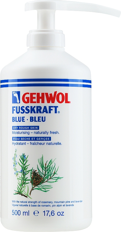 Balsam do suchych i zmęczonych stóp z mocznikiem - Gehwol Fusskraft blau — Zdjęcie N3