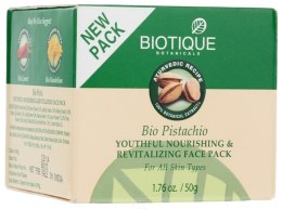 Kup Superodżywcza odmładzająca maska Bioargan - Biotique Pistachio Ageless Nourishing & Revitalizing Face Pack 