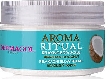 Peeling do ciała Kokos - Dermacol Aroma Ritual Brazilian Coconut Relaxing Body Scrub — Zdjęcie N1