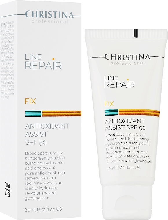 Antyoksydacyjny balsam z SPF 50 do twarzy - Christina Line Repair Fix Antioxidant Assist SPF 50 — Zdjęcie N2