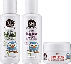 PRZECENA! Zestaw kosmetyków dla dzieci - Pure Beginnings Organic Baby (shm 100 ml + b/lot 100 ml + b/cr 50 ml) * — Zdjęcie N2