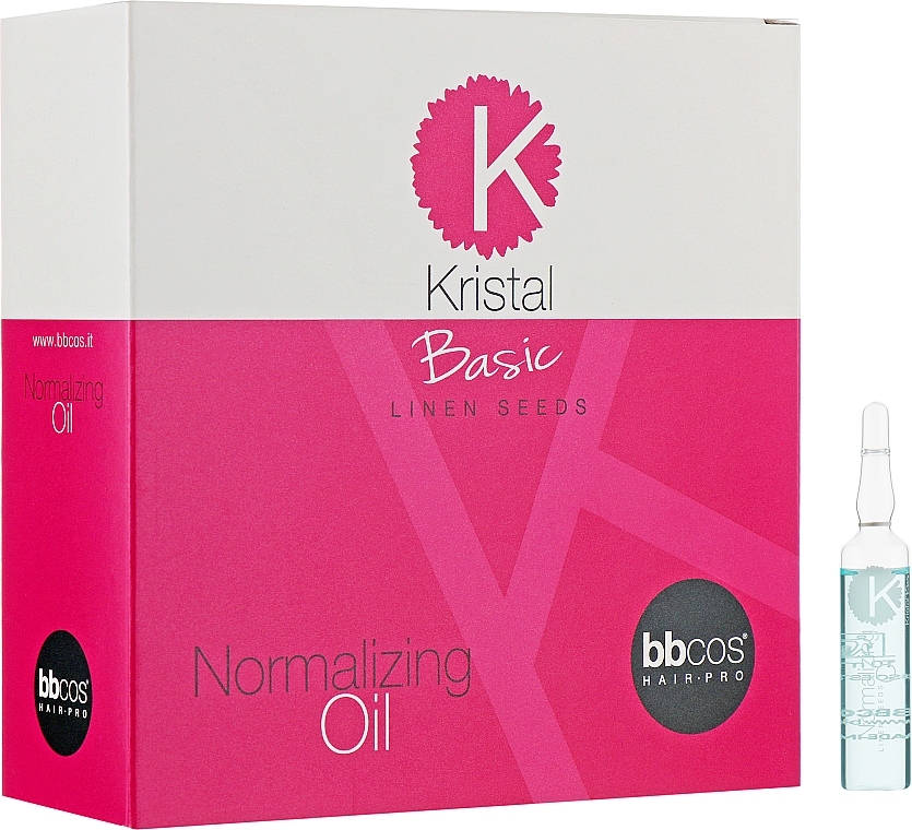Olejek do włosów zniszczonych - BBcos Kristal Basic Normalizing Oil