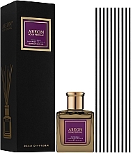 Dyfuzor zapachowy Paczula-Lawenda-Wanilia, PSB02 - Areon Home Perfume Patchouli Lavender Vanilla Reed Diffuser — Zdjęcie N2