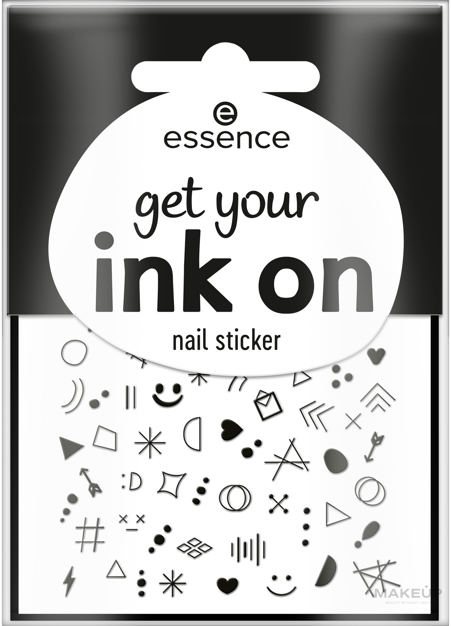 Naklejki na paznokcie - Essence Get Your Ink On Nail Sticker — Zdjęcie 80 szt.