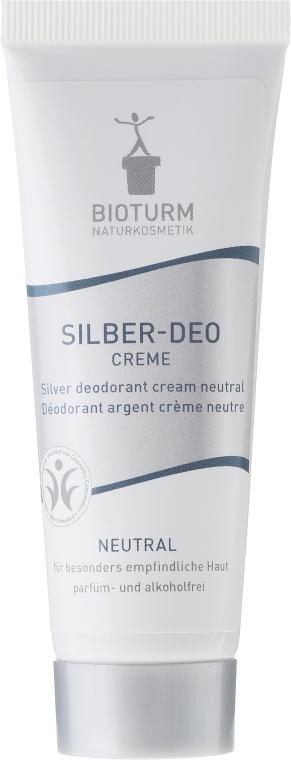Dezodorant w kremie - Bioturm Silber-Deo Neutral Cream No.39 — Zdjęcie N1