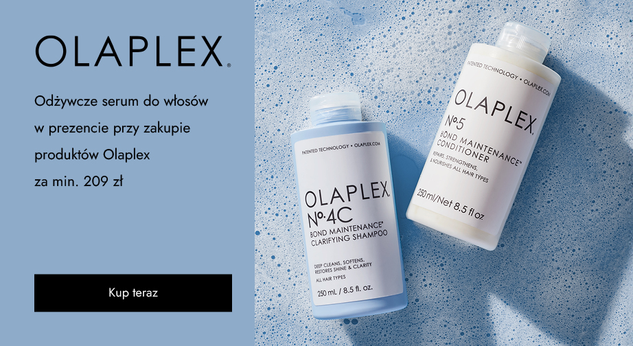 Odżywcze serum do włosów w prezencie przy zakupie produktów Olaplex za min. 209 zł.