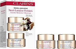 Zestaw - Clarins Nutri-Lumiere Partners (cr/2x50ml) — Zdjęcie N1