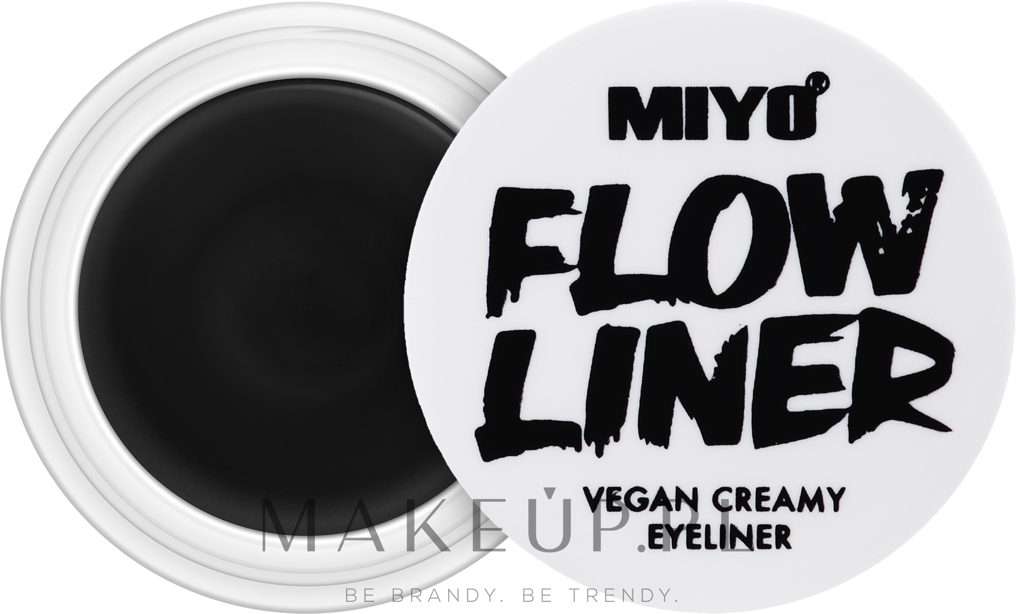 Wegański eyeliner - Miyo Flow Liner Vegan Creamy Eyeliner — Zdjęcie 01 - Asphalt