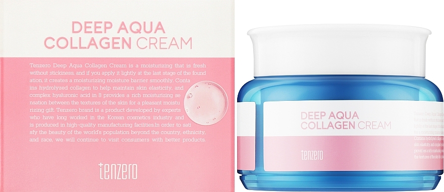 Kolagenowy krem do twarzy - Tenzero Deep Aqua Collagen Cream — Zdjęcie N2